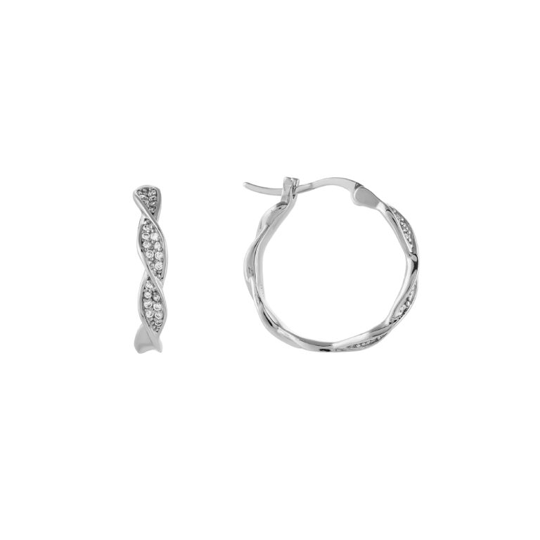 Срібні сережки зі вставкою Цирконій 28200922.146.010609s