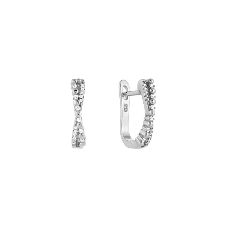 Срібні сережки зі вставкою Цирконій 28200922.146.010739s