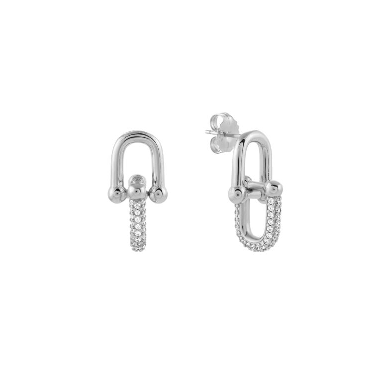 Срібні сережки зі вставкою Цирконій 28200922.146.011383s