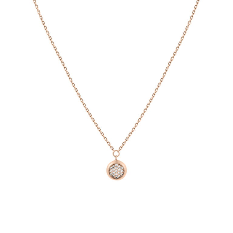 Кольє у червоному золоті з фіанітами 88200911.173.7108810101