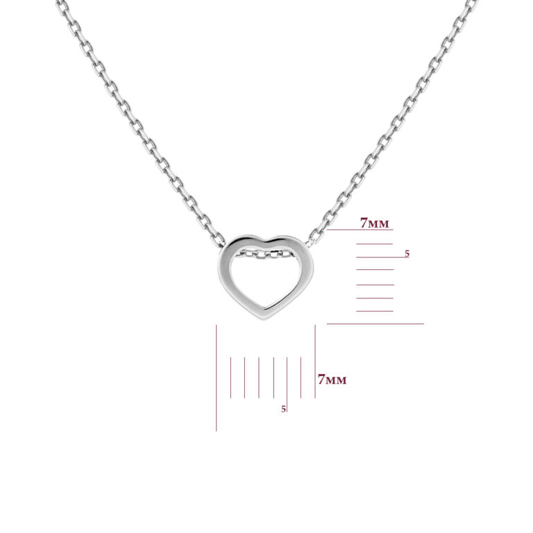 Кольє у білому золоті 89900912.311.204-10007