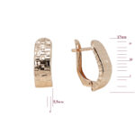 Сережки у червоному золоті 29900911.173.2011235101