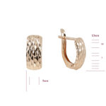 Сережки у червоному золоті 29900911.173.2011274101