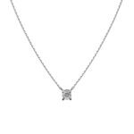 Кольє у білому золоті зі вставкою Діамант 81500912.313.KL70331